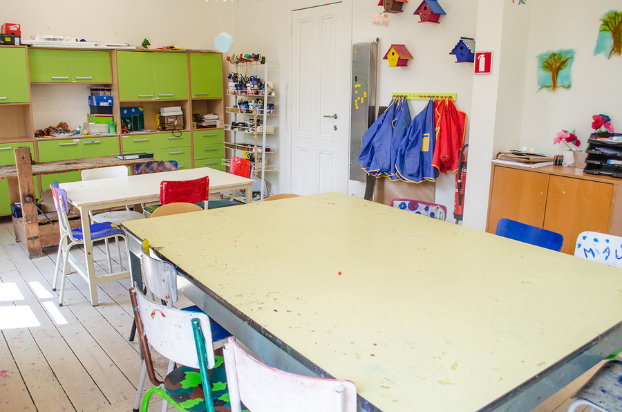 De knutselruimte in JC 't Velt.